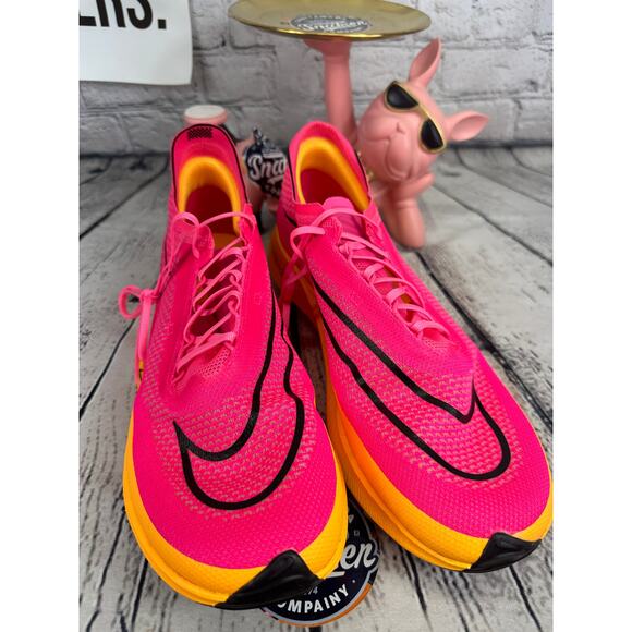 Nike ZoomX Streakfly Running Shoes Mens 11.5 Pink Orange Black Athletic Sneakers main image 6